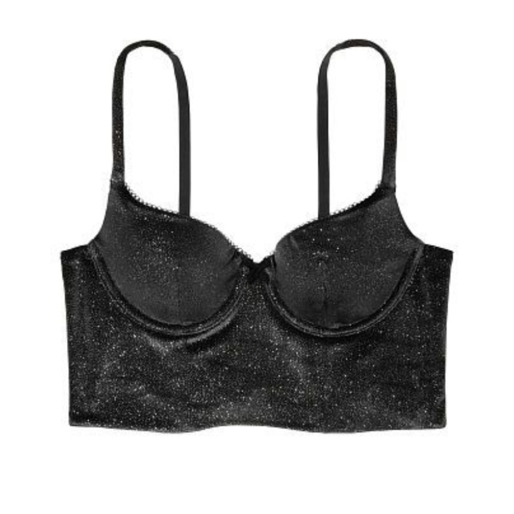 Victoria’s Secret Long-Line Shimmer Demi Bra